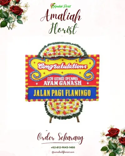 Bunga Papan Congratulation di Twelagiri